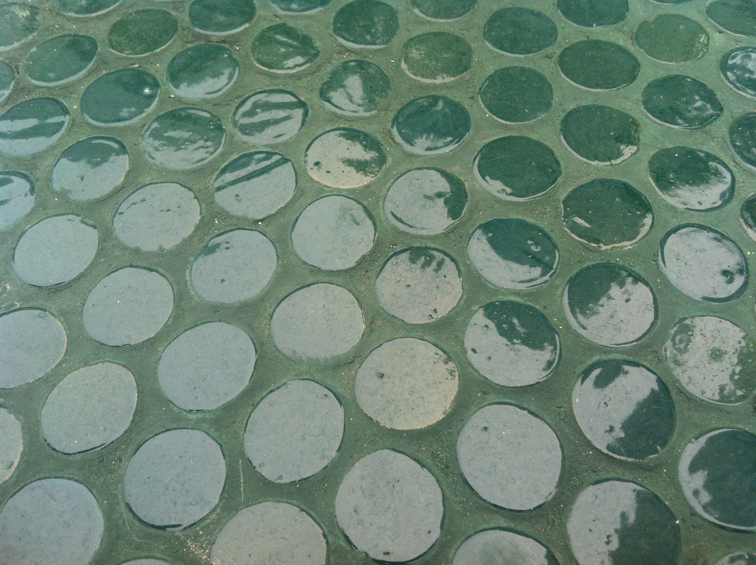 Mosaic gốm tròn