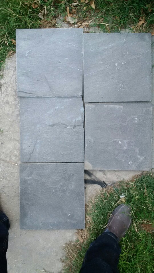 Đá Slate xám ánh kim